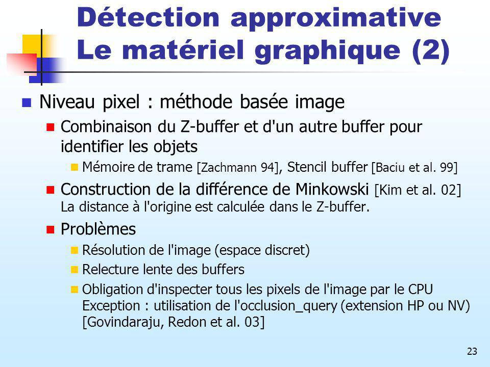 Techniques De D Tection Des Collisions Statiques Et Acc L Rations Ppt